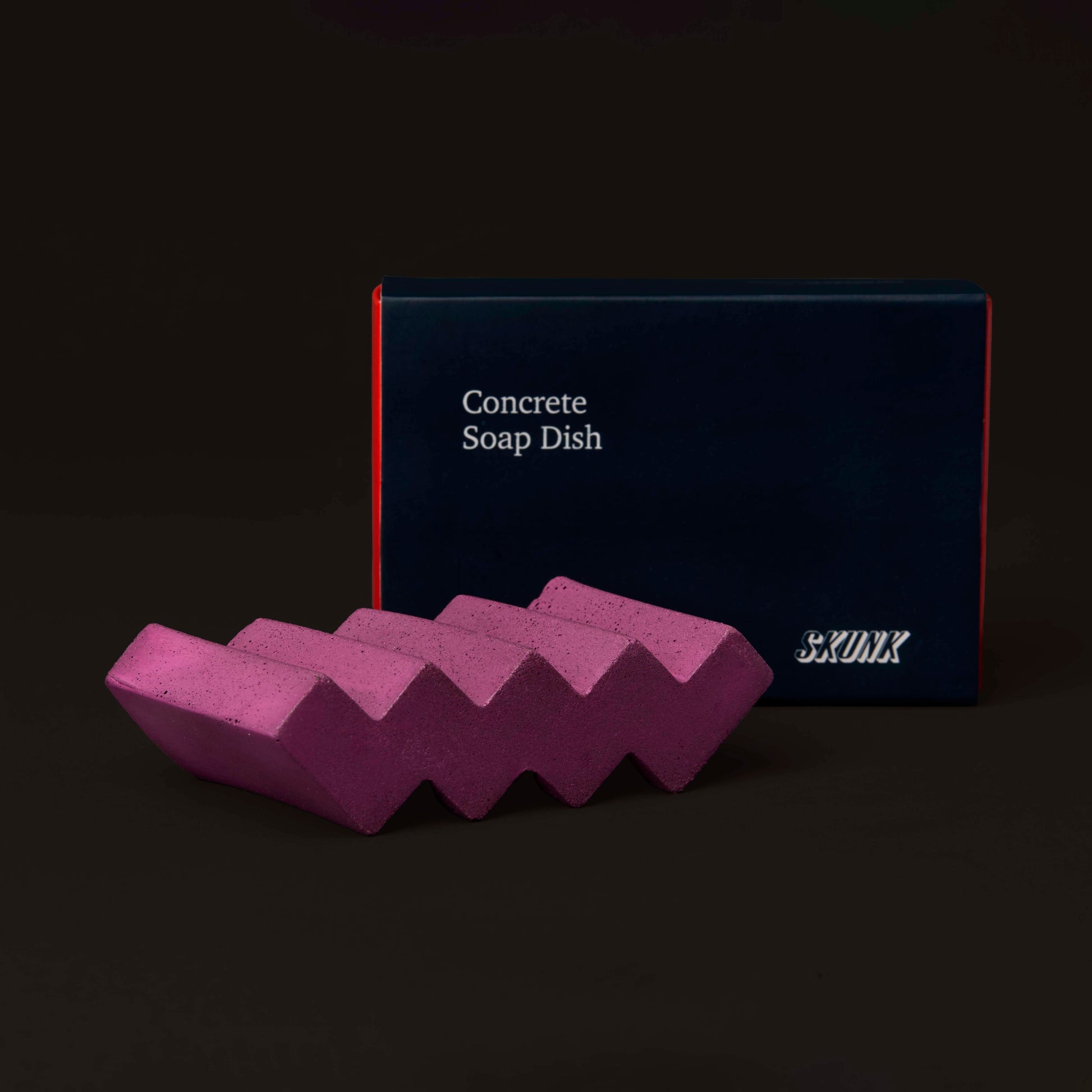 Pink Concrete Soap Dish
