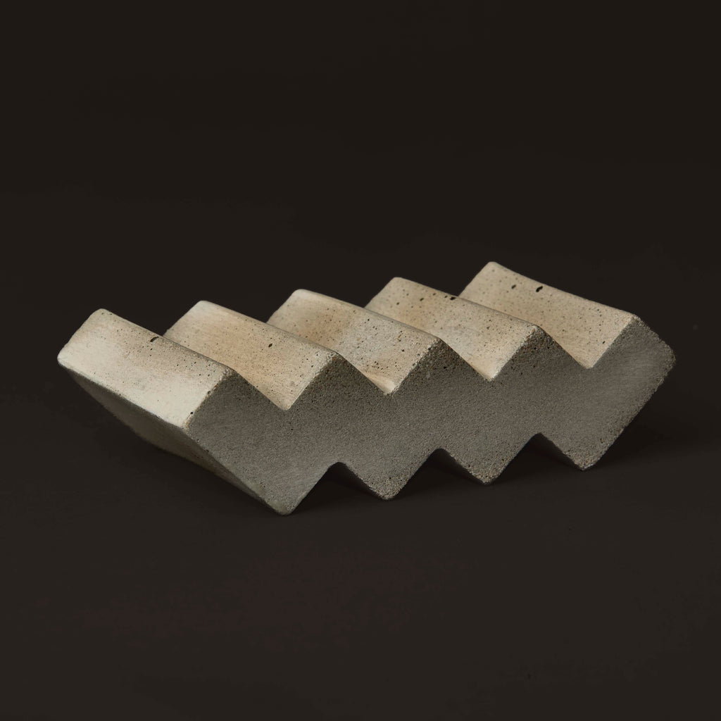 Grey Concrete Soap Dish