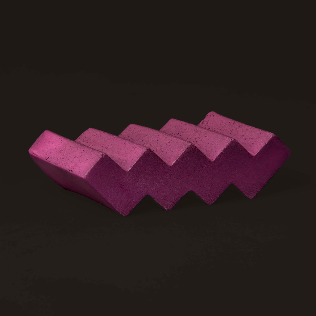 Pink Concrete Soap Dish