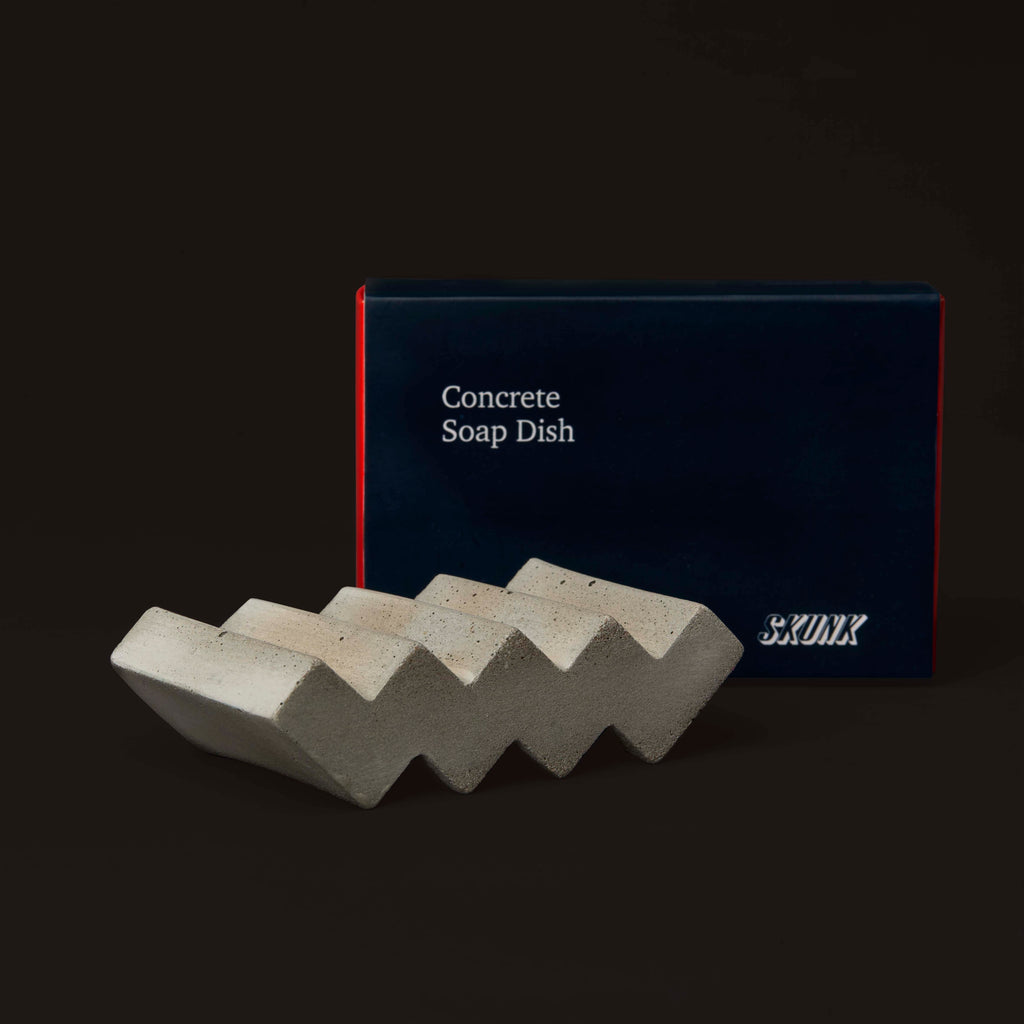 Grey Concrete Soap Dish