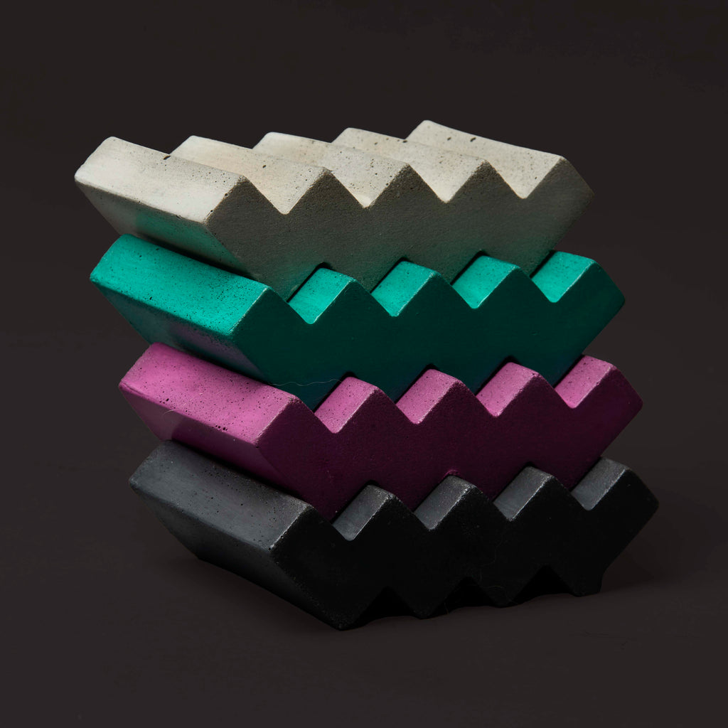 Grey Concrete Soap Dish