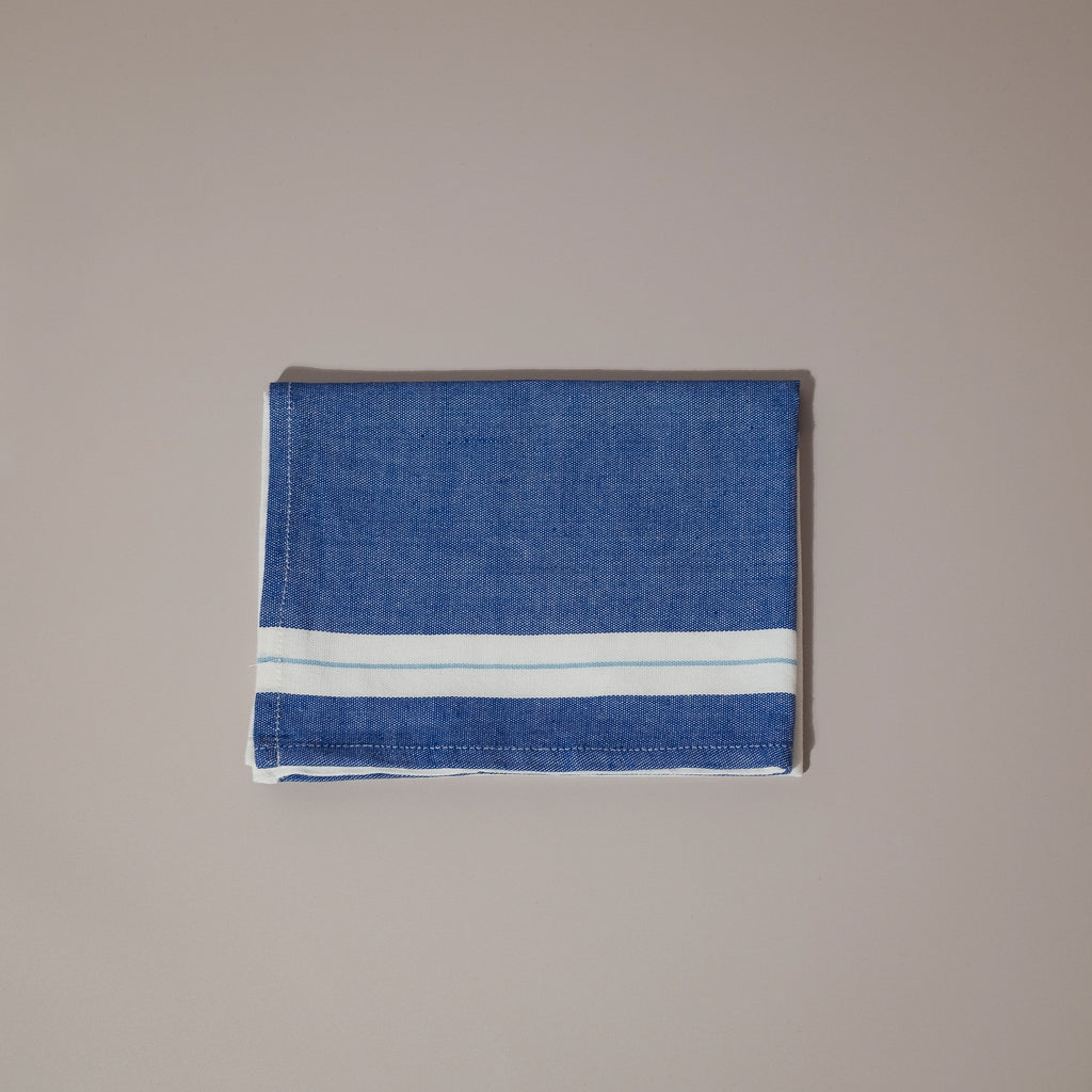Blue and White Tea Towel